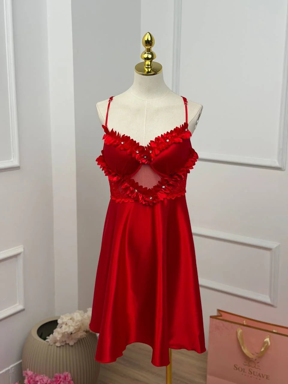 Queen’s Desire Satin Dress
