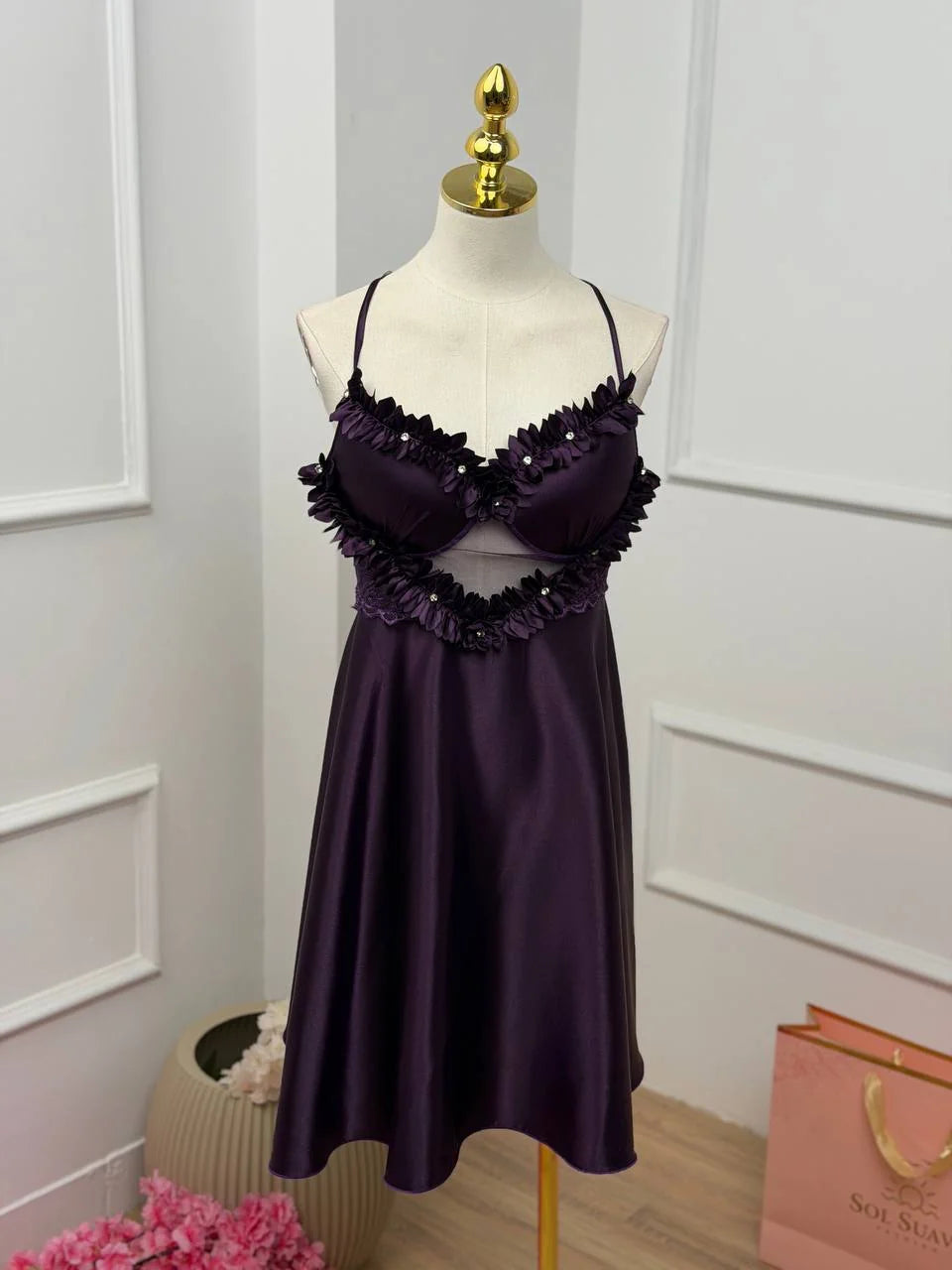 Queen’s Desire Satin Dress