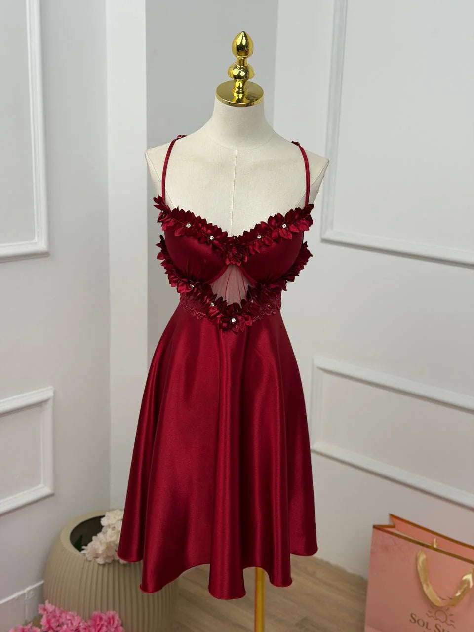 Queen’s Desire Satin Dress