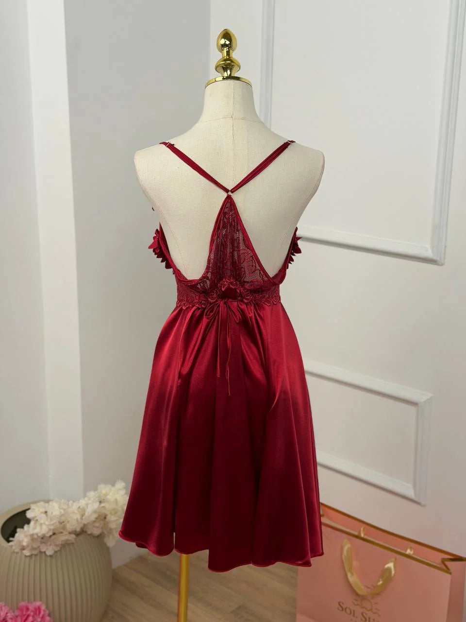 Queen’s Desire Satin Dress
